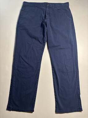Johnnie-O Men's 36x32 Blue Chinos Pants Stretch Performance Wear West Coast Prep
